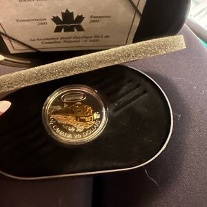 2003 Canada 20 Dollars Silver Coin with Case